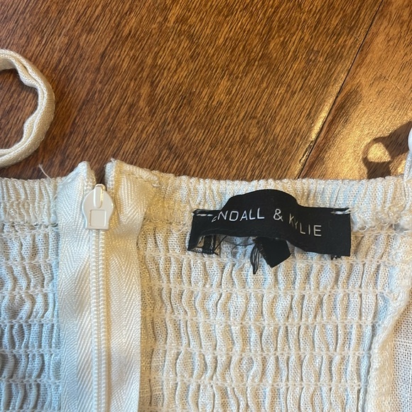 White Button-Detail Dress - Picture 3 of 3